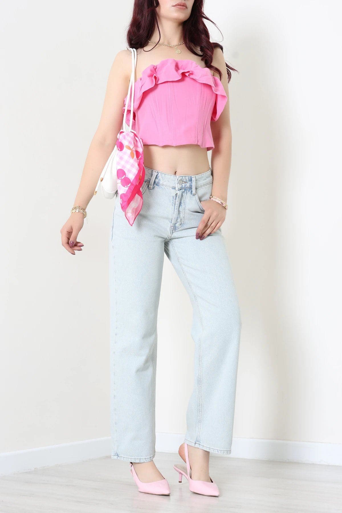 Straight Kot Pantolon Buzmavi - 32353.2214.