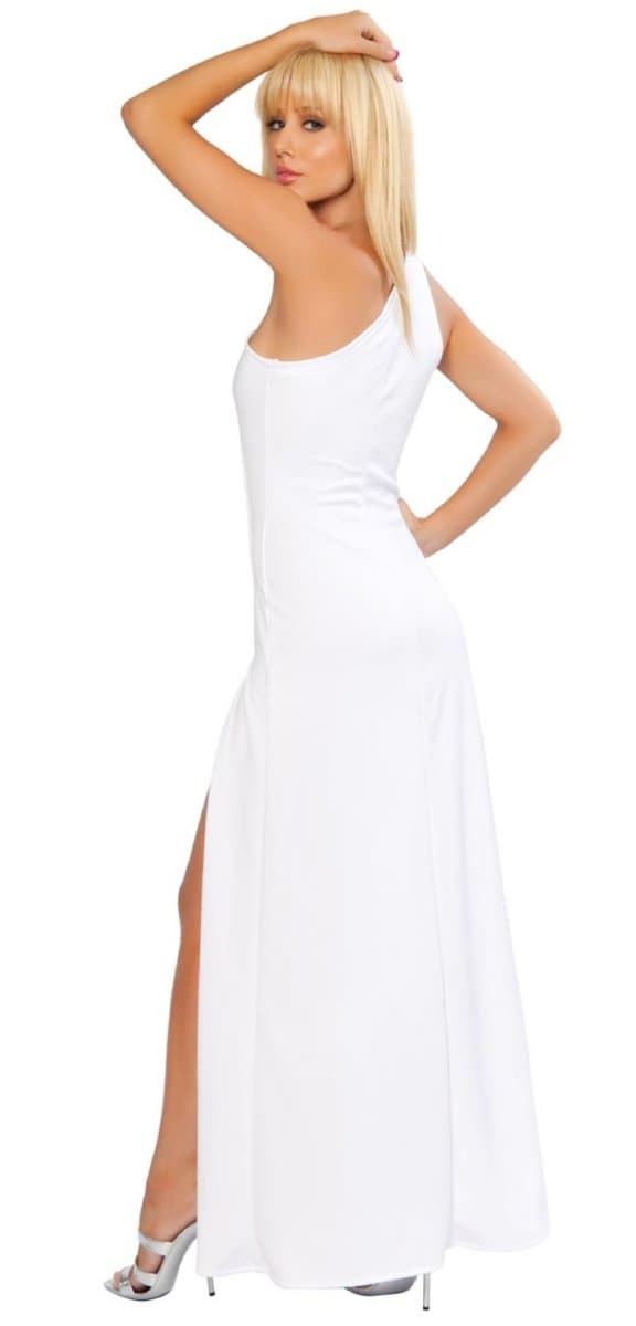 B100748 Uzun Dekolteli Elbise